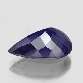 Iolite bleue naturelle en forme de poire, 6,13 ct, VS-SI