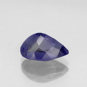 Iolite bleue naturelle en forme de poire, 1,83 ct, VS