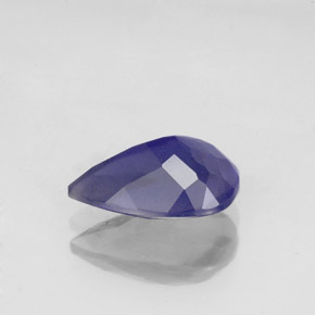 Iolite bleue naturelle en forme de poire, 1,37 ct, VS