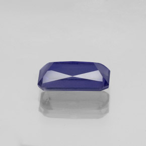 Iolite bleue naturelle taille émeraude, 1,08 ct, VS