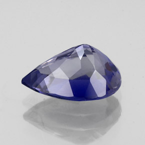 Iolite bleue naturelle en forme de poire, 1,47 ct, VS-SI