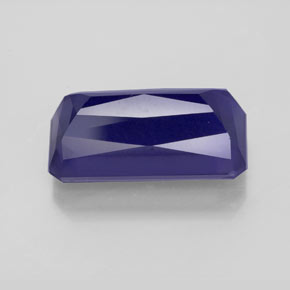 Iolite bleue naturelle taille émeraude, 5,81 ct, VS