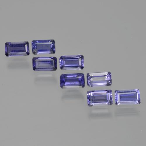 Achetez naturel 2,17ct bleue iolite gems, taille émeraude, en provenance madagascar chez gemselect. en stock, livraison internationale!