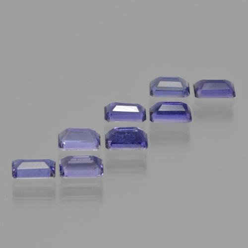 Achetez naturel 2,17ct bleue iolite gems, taille émeraude, en provenance madagascar chez gemselect. en stock, livraison internationale!