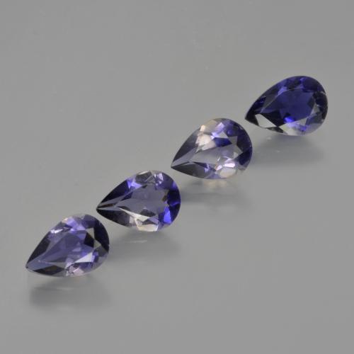 Achetez naturel 2.19ct Bleu foncé Iolite gems, En forme de poire, En provenance Madagascar chez GemSelect. En stock, livraison internationale!