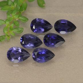 Achetez naturel 2,27ct bleue iolite gems, en forme de poire, en provenance madagascar chez gemselect. en stock, livraison internationale!