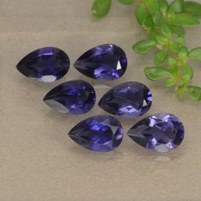 Achetez naturel 2,27ct bleue iolite gems, en forme de poire, en provenance madagascar chez gemselect. en stock, livraison internationale!
