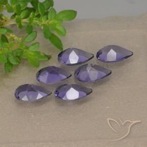 Achetez naturel 1,65ct violet iolite gems, en forme de poire, en provenance madagascar chez gemselect. en stock, livraison internationale!