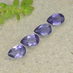 Achetez naturel 1,19ct violet iolite gems, en forme de poire, en provenance madagascar chez gemselect. en stock, livraison internationale!