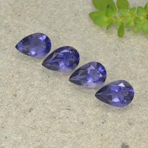 Achetez naturel 1.39ct Violet foncé Iolite gems, En forme de poire, En provenance Madagascar chez GemSelect. En stock, livraison internationale!
