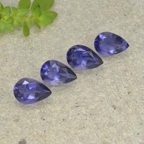 Achetez naturel 1.39ct Violet foncé Iolite gems, En forme de poire, En provenance Madagascar chez GemSelect. En stock, livraison internationale!