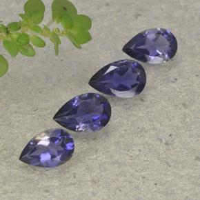 Achetez naturel 1,31ct violet iolite gems, en forme de poire, en provenance madagascar chez gemselect. en stock, livraison internationale!