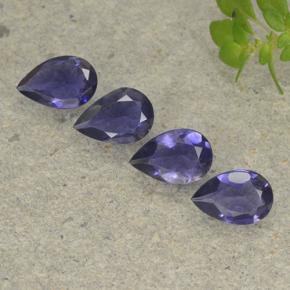 Achetez naturel 1,11ct violet iolite gems, en forme de poire, en provenance madagascar chez gemselect. en stock, livraison internationale!