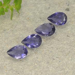 Achetez naturel 1.05ct Violet foncé Iolite gems, En forme de poire, En provenance Madagascar chez GemSelect. En stock, livraison internationale!