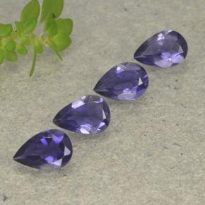 Achetez naturel 1,18ct violet iolite gems, en forme de poire, en provenance madagascar chez gemselect. en stock, livraison internationale!