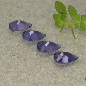 Achetez naturel 1,18ct violet iolite gems, en forme de poire, en provenance madagascar chez gemselect. en stock, livraison internationale!
