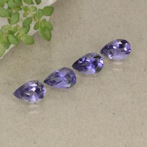Achetez naturel 1.23ct Violet foncé Iolite gems, En forme de poire, En provenance Madagascar chez GemSelect. En stock, livraison internationale!