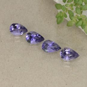 Achetez naturel 1.23ct Violet foncé Iolite gems, En forme de poire, En provenance Madagascar chez GemSelect. En stock, livraison internationale!