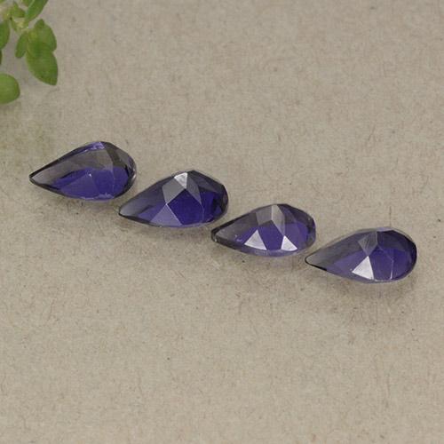 Achetez naturel 1,34ct violet iolite gems, en forme de poire, en provenance madagascar chez gemselect. en stock, livraison internationale!