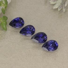 Achetez naturel 1,63ct bleue iolite gems, en forme de poire, en provenance madagascar chez gemselect. en stock, livraison internationale!