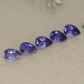 Achetez naturel 1,74ct violet iolite gems, en forme de poire, en provenance madagascar chez gemselect. en stock, livraison internationale!