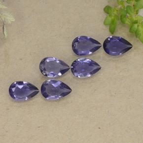 Achetez naturel 1,68ct violet iolite gems, en forme de poire, en provenance madagascar chez gemselect. en stock, livraison internationale!