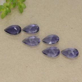 Achetez naturel 1,68ct violet iolite gems, en forme de poire, en provenance madagascar chez gemselect. en stock, livraison internationale!