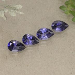 Achetez naturel 1,43ct violet intense iolite gems, en forme de poire, en provenance madagascar chez gemselect. en stock, livraison internationale!