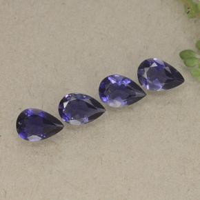 Achetez naturel 1,26ct violet iolite gems, en forme de poire, en provenance madagascar chez gemselect. en stock, livraison internationale!