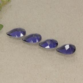 Achetez naturel 1,26ct violet iolite gems, en forme de poire, en provenance madagascar chez gemselect. en stock, livraison internationale!