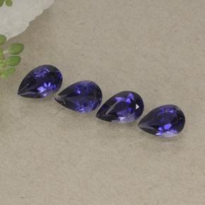 Achetez naturel 1,41ct violet iolite gems, en forme de poire, en provenance madagascar chez gemselect. en stock, livraison internationale!