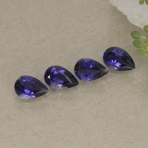 Achetez naturel 1,41ct violet iolite gems, en forme de poire, en provenance madagascar chez gemselect. en stock, livraison internationale!