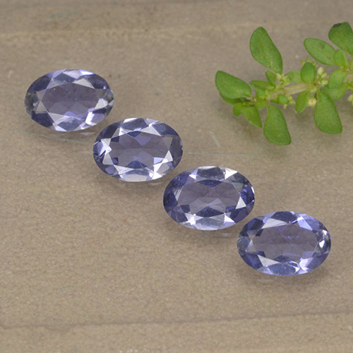 Achetez naturel 1,23ct violet iolite gems, coupe ovale, en provenance madagascar chez gemselect. en stock, livraison internationale!