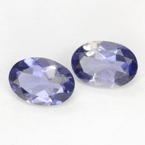 Achetez naturel 0,73ct bleue iolite gems, coupe ovale, en provenance madagascar chez gemselect. en stock, livraison internationale!