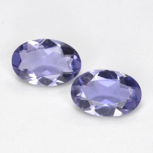 Achetez naturel 0,61ct bleue iolite gems, coupe ovale, en provenance madagascar chez gemselect. en stock, livraison internationale!