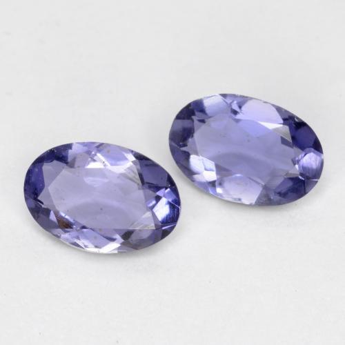 Achetez naturel 0,61ct bleue iolite gems, coupe ovale, en provenance madagascar chez gemselect. en stock, livraison internationale!