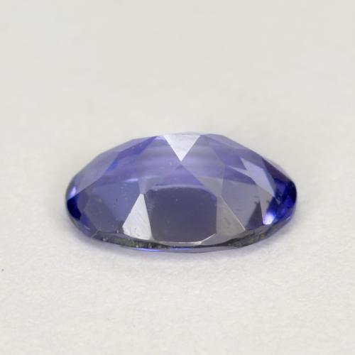 Iolite Bleu violet intense naturelle Coupe ovale, 0.39 ct, VS