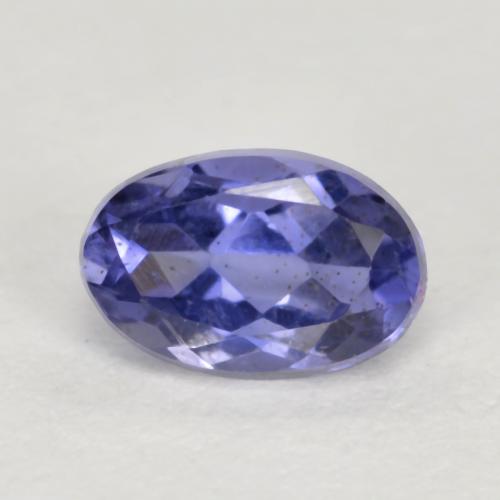 Iolite Violet Bleu naturelle Coupe ovale, 0.48 ct, VS