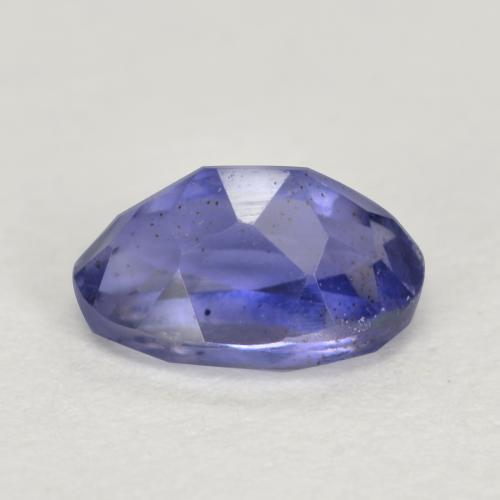 Iolite Violet Bleu naturelle Coupe ovale, 0.48 ct, VS