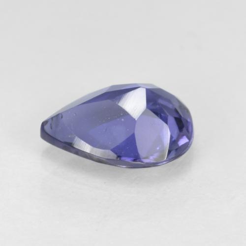 Iolite Violet Bleu naturelle En forme de poire, 0.79 ct, SI