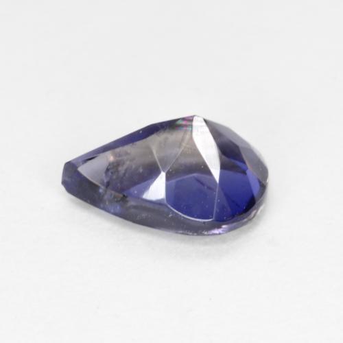 Iolite bleue naturelle en forme de poire, 0,60 ct, VS-SI