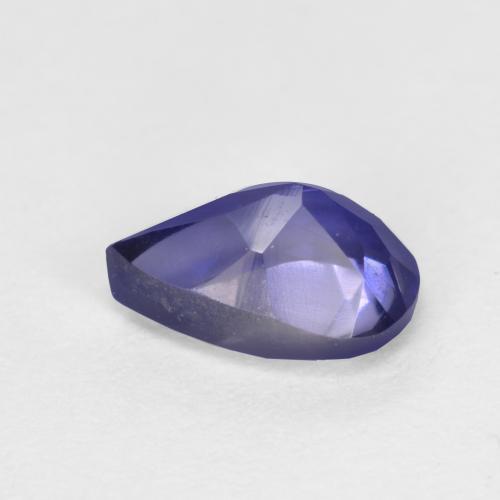 Iolite Bleu minuit naturelle En forme de poire, 0.61 ct, VS-SI