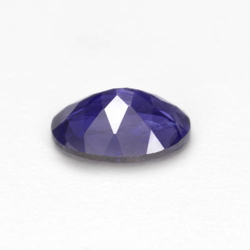 Iolite violet naturelle coupe ovale, 0,59 ct, VS-SI
