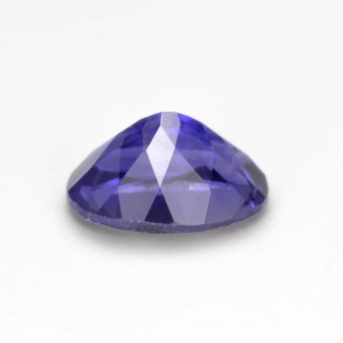 Iolite Violet foncé naturelle Coupe ovale, 0.74 ct, VS-SI