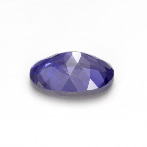 Iolite bleue naturelle coupe ovale, 0,67 ct, VS-SI
