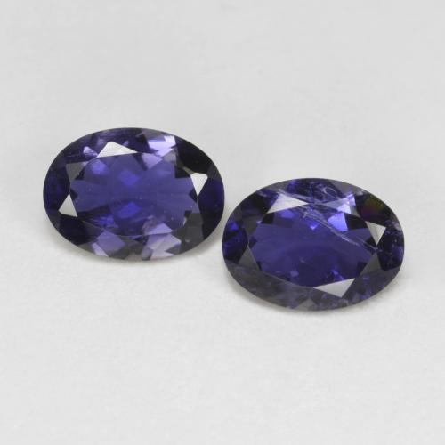 Achetez naturel 1,27ct violet iolite gems, coupe ovale, en provenance madagascar chez gemselect. en stock, livraison internationale!