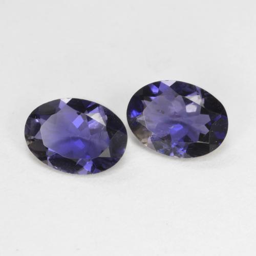 Achetez naturel 1.10ct Violet foncé Iolite gems, Coupe ovale, En provenance Madagascar chez GemSelect. En stock, livraison internationale!