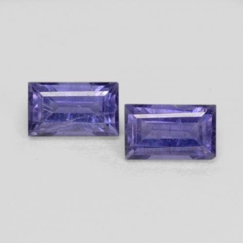 Achetez naturel 0,70ct violet iolite gems, baguette, en provenance madagascar chez gemselect. en stock, livraison internationale!