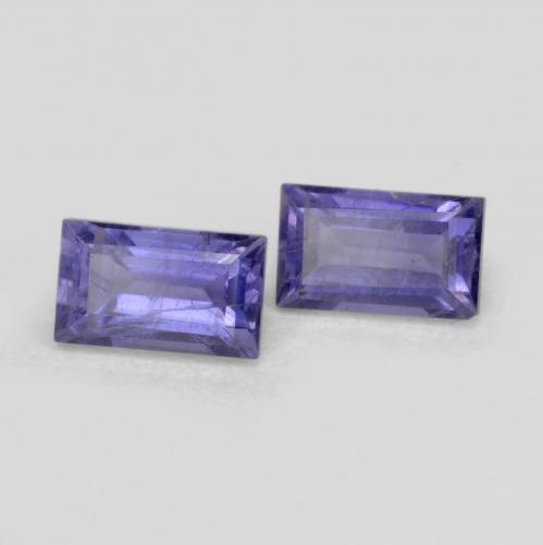 Achetez naturel 0,70ct violet iolite gems, baguette, en provenance madagascar chez gemselect. en stock, livraison internationale!