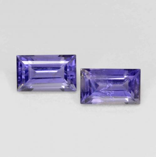 Achetez naturel 0.59ct Violet foncé Iolite gems, Baquette, En provenance Madagascar chez GemSelect. En stock, livraison internationale!